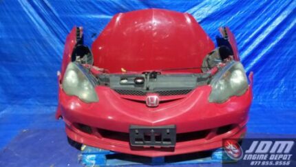 02-04 Honda Integra RSX ITR Type-R DC5 Red Front Nose Cut Conversion JDM K20A