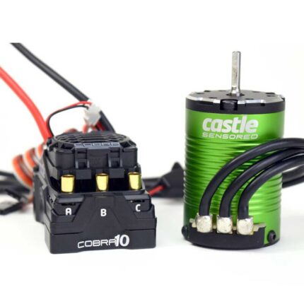 Cobra 10 Electronic Speed Control & 1406-5700KV Sensored Motor Combo