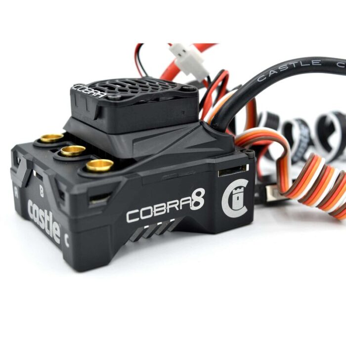 COBRA 8 25.2V ESC with LIMITED EDITION GOLD 1515-2200KV V2 Sensored Motor Combo - Image 3
