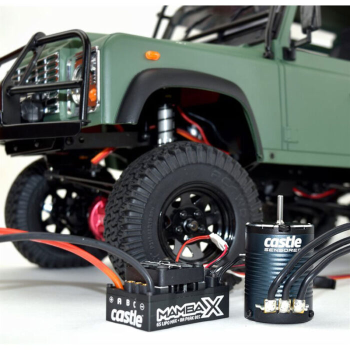 Mamba X Waterproof ESC/1406-2280Kv Sensored Brushless Motor Combo: 4mm Bullet - Image 2