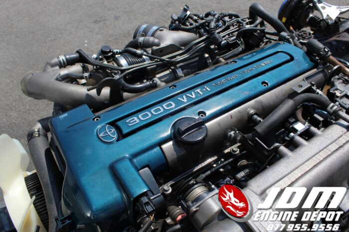 Toyota supra twin turbo vvti engine 6spd trans loom ecu jdm 2jzgte 2jz 0706942